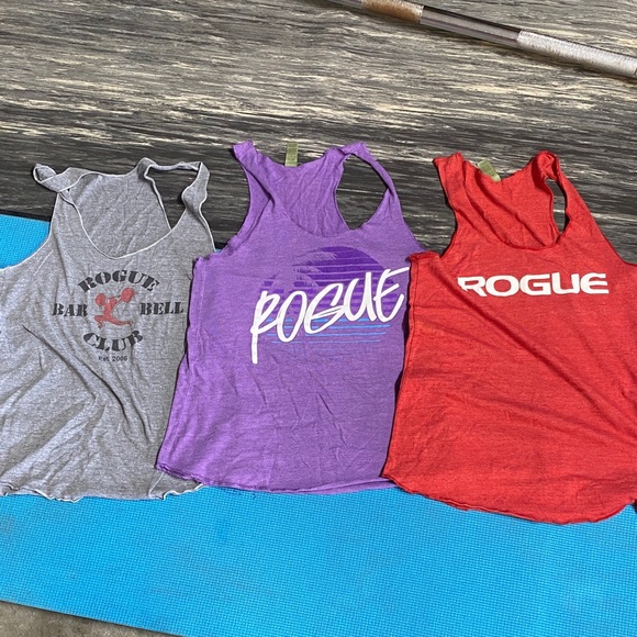 Rogue Tops - Rogue Women's Tank Tops - Vibrant Red, Stylish Purple, Classic Gray